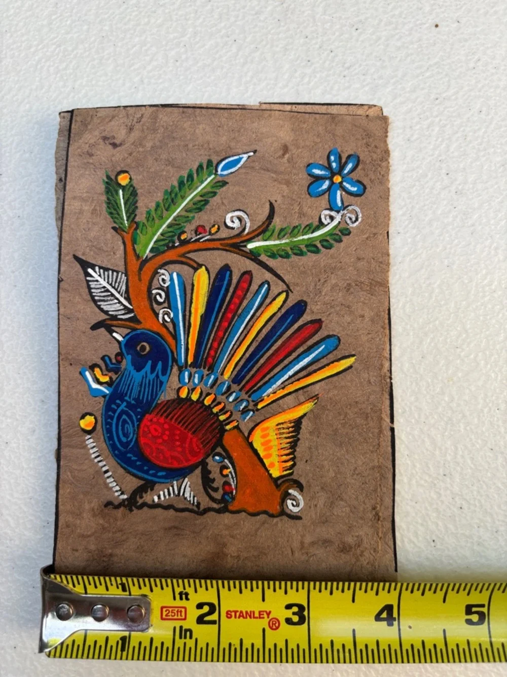 Hand-Painted Folk Art Animal Panels - Colorful Bird & Fox Motifs from Guatemala - Picture 8 of 11